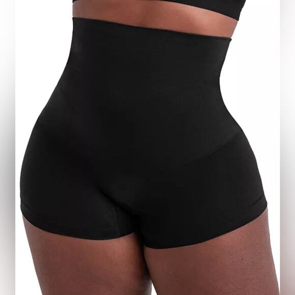 New SHAPERMINT Empetua All Day Every Day High-Waisted Shaper Boyshort XL BLACK - Picture 3 of 4